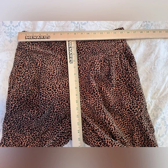 Anthropologie Brown Leopard Print Joggers - Picture 9 of 9